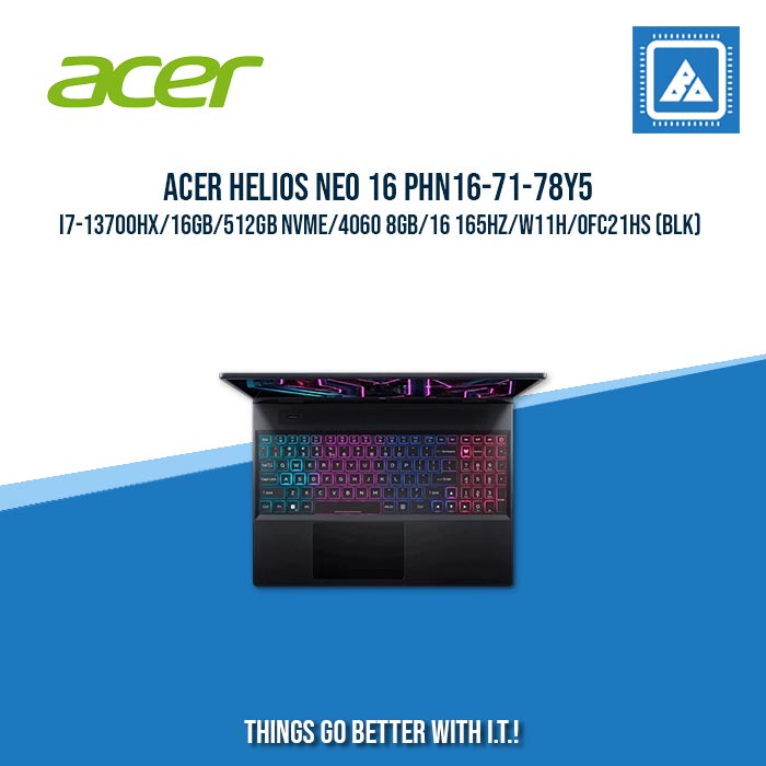 ACER HELIOS NEO 16 PHN16-71-78Y5 I7-13700HX/16GB/512GB NVME/4060 8GB | BEST FOR AUTOCAD AND GAMING LAPTOP ACER HELIOS NEO 16 PHN16-71-78Y5 I7-13700HX/16GB/512GB NVME/4060 8GB | BEST FOR AUTOCAD AND GAMING LAPTOP